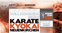 Desktop Screenshot of karate-neuenkirchen.de